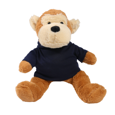 Picture of 20CM MAX MONKEY with Printed Navy Blue Hoody