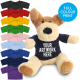 Picture of PRINTED 20CM DARCY DOG - NAVY BLUE TEE SHIRT