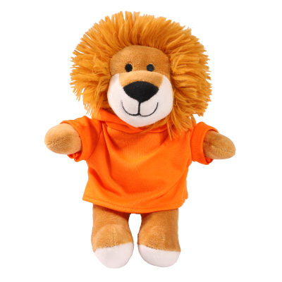 Picture of PRINTED 20CM LOUIS LION with Orange Hoody