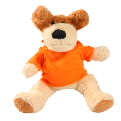Picture of 20CM DARCY DOG with Printed Orange Hoody