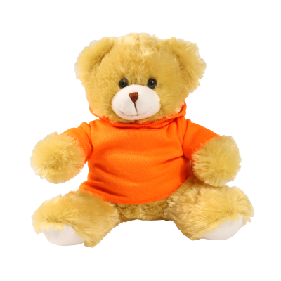 Picture of 20CM ELIZABETH BEAR with Printed Orange Hoody
