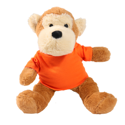 Picture of 20CM MAX MONKEY with Printed Orange Hoody