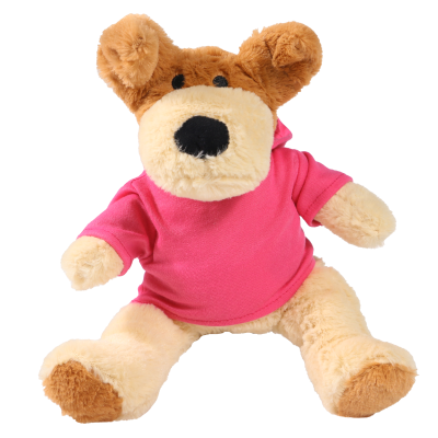 Picture of 20CM DARCY DOG with Printed Pink Hoody