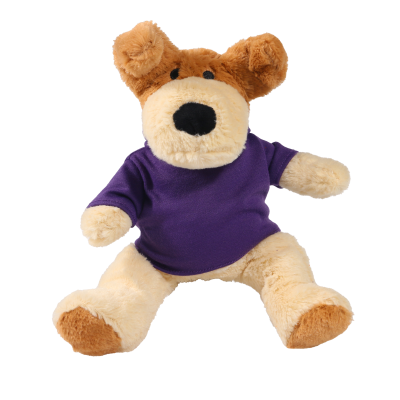 Picture of 20CM DARCY DOG with Printed Purple Hoody