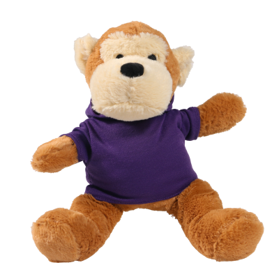 Picture of 20CM MAX MONKEY with Printed Purple Hoody