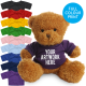 Picture of PRINTED GOLDEN 18CM JAMES BEAR - PURPLE TEE SHIRT
