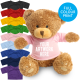 Picture of PRINTED BROWN 22CM EDWARD BEAR - BABY PINK TEE SHIRT