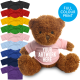 Picture of PRINTED BROWN 18CM JAMES BEAR - BABY PINK TEE SHIRT