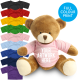 Picture of PRINTED 20CM RICHARD BEAR - BABY PINK TEE SHIRT