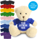 Picture of PRINTED WHITE 18CM JAMES BEAR - ROYAL BLUE TEE SHIRT