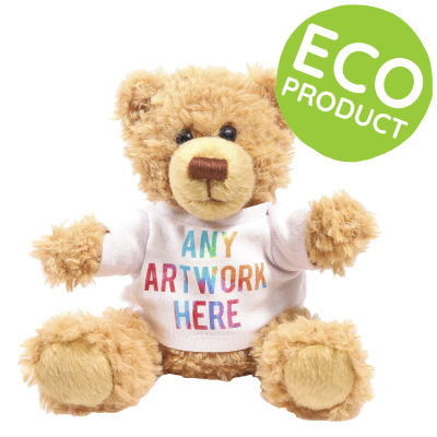 Picture of PRINTED ECO 16CM REGINALD BEAR