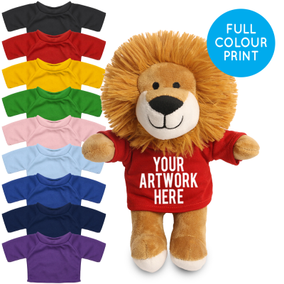 Picture of PRINTED 20CM LOUIS LION - RED TEE SHIRT
