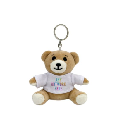 Picture of PRINTED 10CM ELEANOR KEYRING BEAR