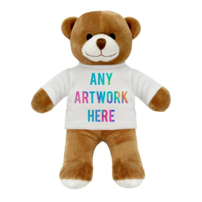 Picture of PRINTED BROWN 14CM HENRY BEAR.