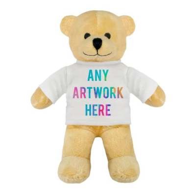 Picture of PRINTED LIGHT BROWN 14CM HENRY BEAR