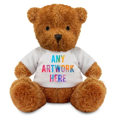 Picture of PRINTED GOLDEN 18CM JAMES BEAR