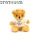 Picture of PRINTED 13CM VICTORIA SOFT TOY
