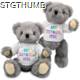 Picture of PRINTED SOFT TOY ARCHIE TEDDY BEAR