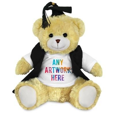 Picture of GRADUATE 20CM ELIZABETH TEDDY BEAR with Printed Gradution Outfit.