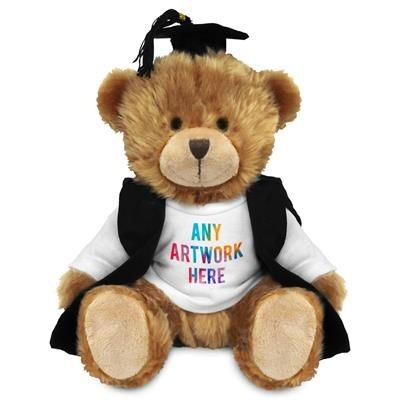 Picture of PRINTED GRADUATE CHARLES TEDDY BEAR with Graduation Outfit