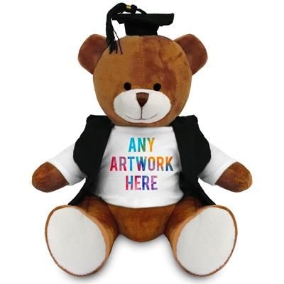 Picture of GRADUATE RICHARD TEDDY BEAR with Printed Graduation Outfit