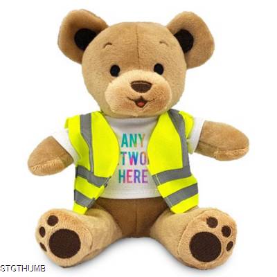 Picture of PRINTED HI-VIS BEATRICE TEDDY BEAR