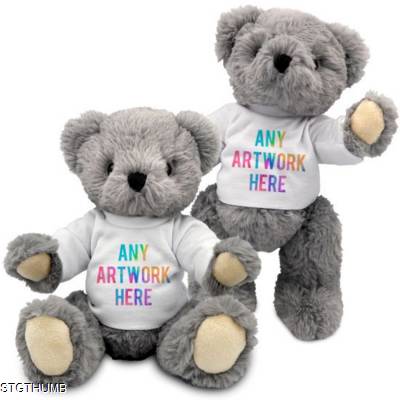 Picture of PRINTED SOFT TOY ARCHIE TEDDY BEAR.