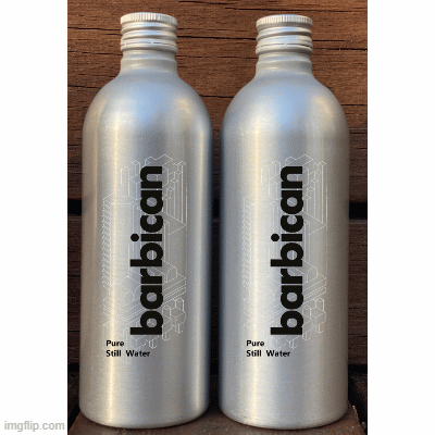 Picture of 500ML RECYCLED REUSABLE ALUMINIUM BOTTLED STILL SPRING WATER