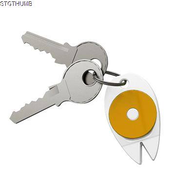 Picture of KEYRING FOB TICK MAP.