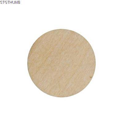 Picture of SHOPPING TROLLEY TOKEN NATURAL in Natural.