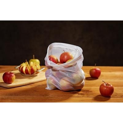 Picture of FRUIT AND VEGETABLE BAG ECOCARE in Mediumin white.