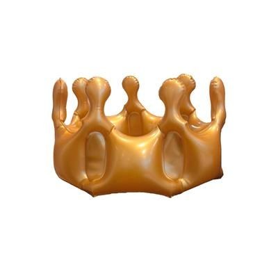 Picture of INFLATABLE CROWN CORONA in Gold.