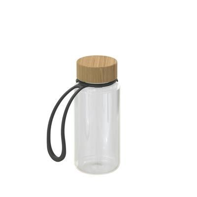 Picture of DRINK BOTTLE NATURAL CLEAR-TRANSPARENT INCLUDES STRAP 0,4L