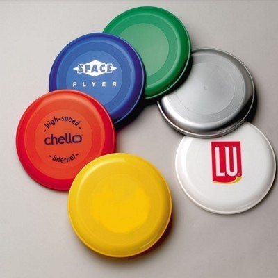 Picture of ROUND PLASTIC FRISBEE.