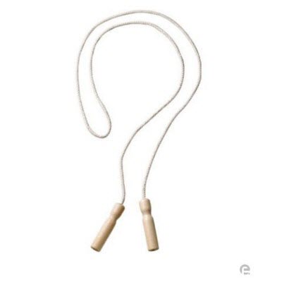 Picture of WOOD SKIPPING ROPE in Natural.