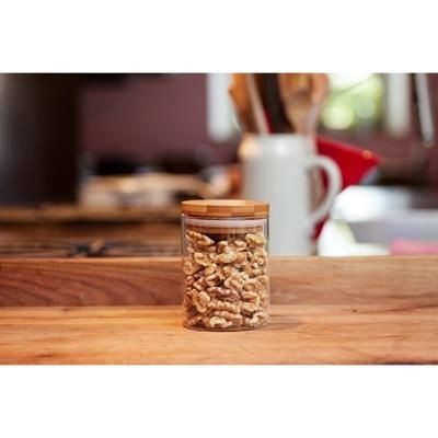 Picture of Glass Storage Jar  BAMBOO