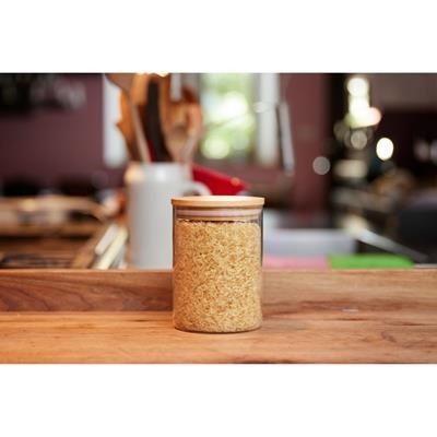 Picture of Glass Storage Jar  BAMBOO