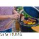 Picture of BBQ TONGS with Bottle Opener Opener, 43cm in Natural