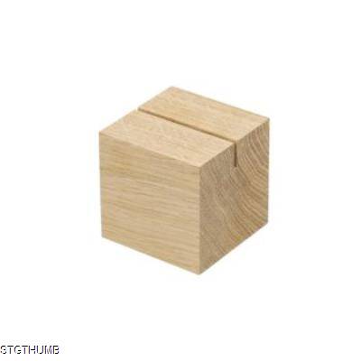 Picture of WOOD MENU HOLDER CUBE in Natural