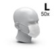 Picture of FACE MASK 3-PLY SET OF 50, Size L