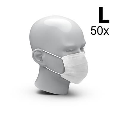 Picture of MOUTH-AND-NOSE MASK 3-PLY SET OF 50, Size L.