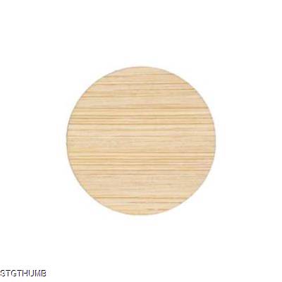 Picture of SHOPPING TROLLEY TOKEN BAMBOO in Natural.
