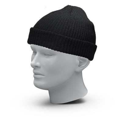 Picture of KNITTED HAT FISHERMAN in Black