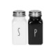 Picture of SALT AND PEPPER SET DISPENSE in Black-white