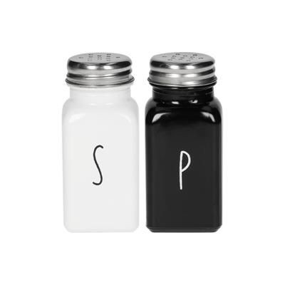 Picture of SALT AND PEPPER SET DISPENSE in Black-white