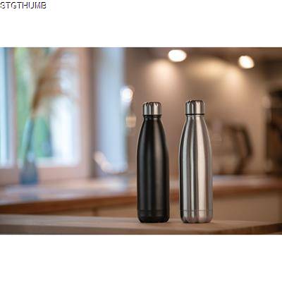 Picture of STAINLESS STEEL METAL FLASK COLARE, 0,70 L, SINGLE WALL.