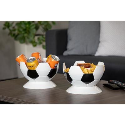 Picture of SNACK BOWL FOOTBALL WHITE & BLACK