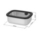 Picture of LUNCH BOX STAINLESS STEEL METAL LUNCH BOX with Glass Lid Rilo 550 Ml