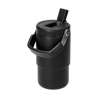 Picture of STAINLESS STEEL METAL (INSULATED) CUP with Drink Opening ‘hydro’ Black
