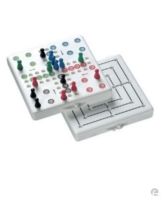 Picture of MINI TRAVEL SOLITAIRE GAME in White
